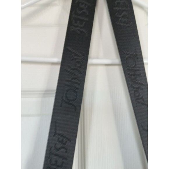 Betsey Johnson Black PU Satchel Bag w/ Heart Lock Accent & Detachable Crossbody - Picture 5 of 12